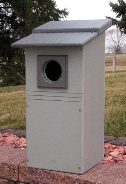 Amish Northern Flicker Nesting Woodpecker Box