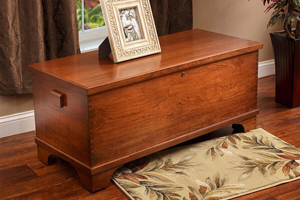 Amish Flat Top Cherry Hope Chest from DutchCrafters