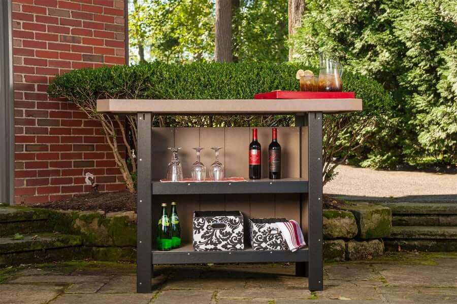 LuxCraft Poly Outdoor Serving Bar