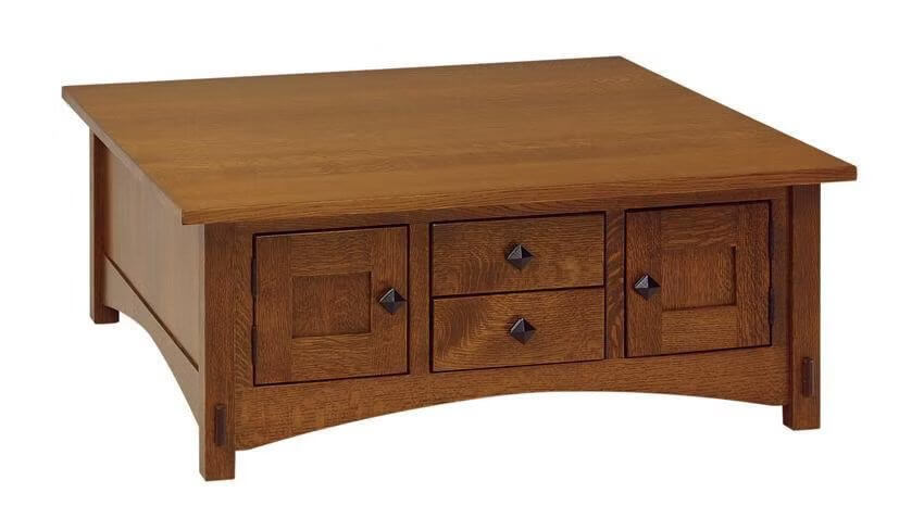Amish Lucern Mission Deluxe Coffee Table