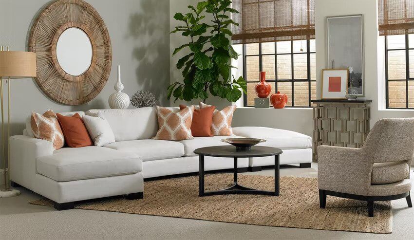 Precedent Jake Sectional with Chaise Lounge