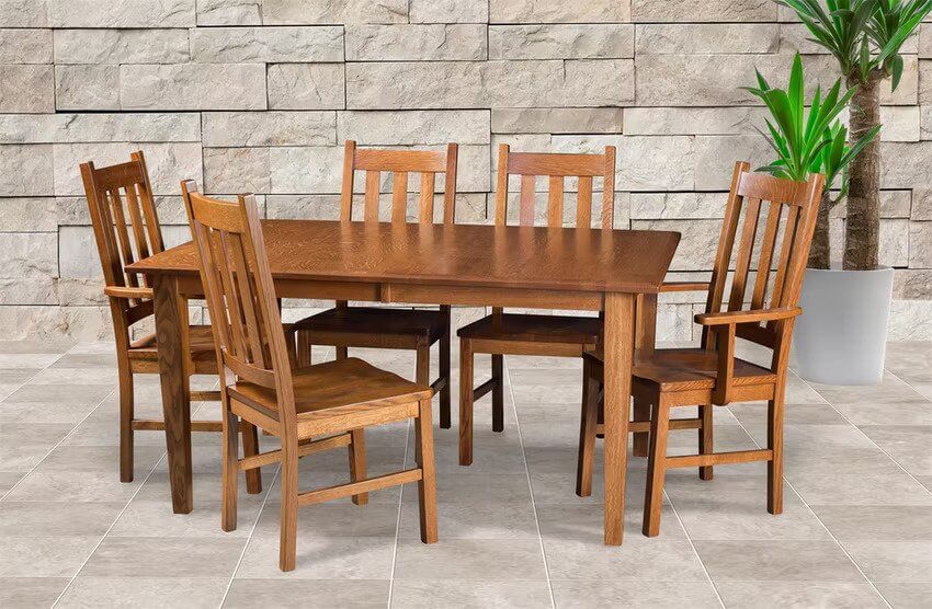 Amish Denver Leg Dining Table