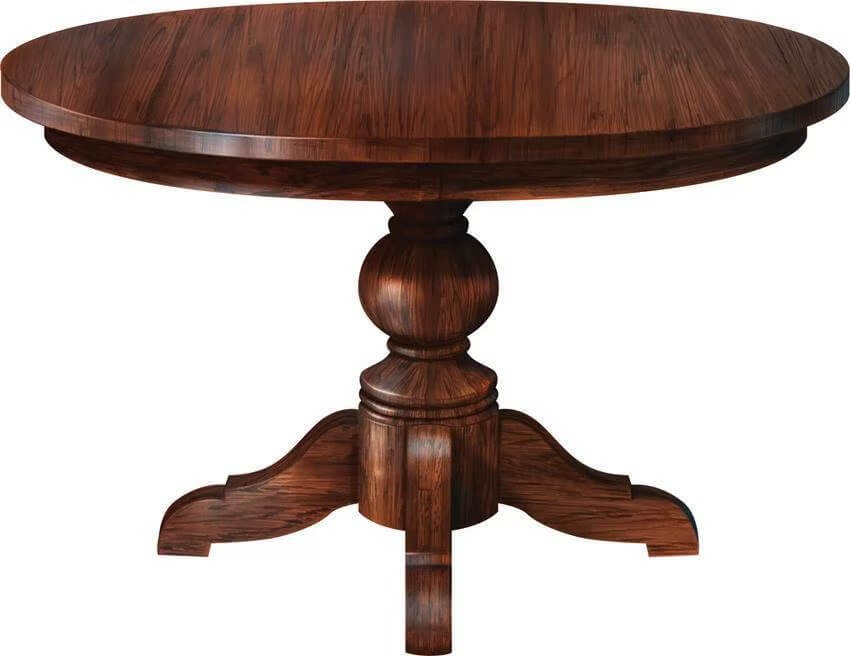 Amish Kowan Single Pedestal Dining Table