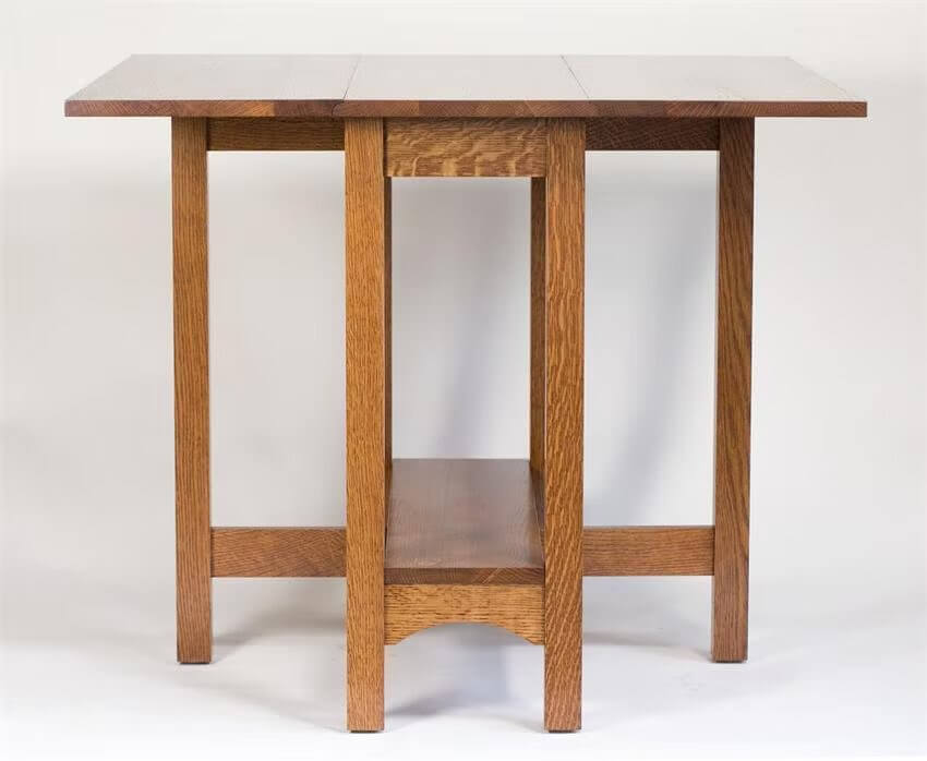 Amish Renwick Gateleg Dining Table Open