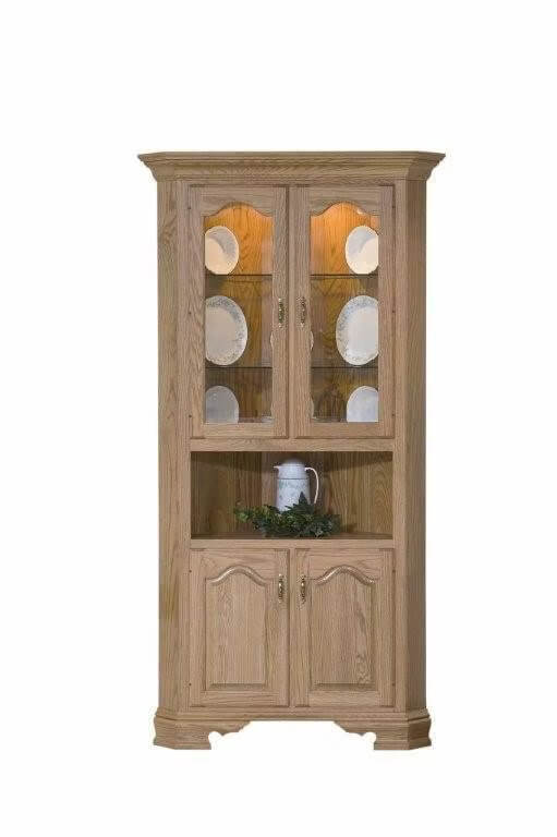 Amish Country Corner Hutch