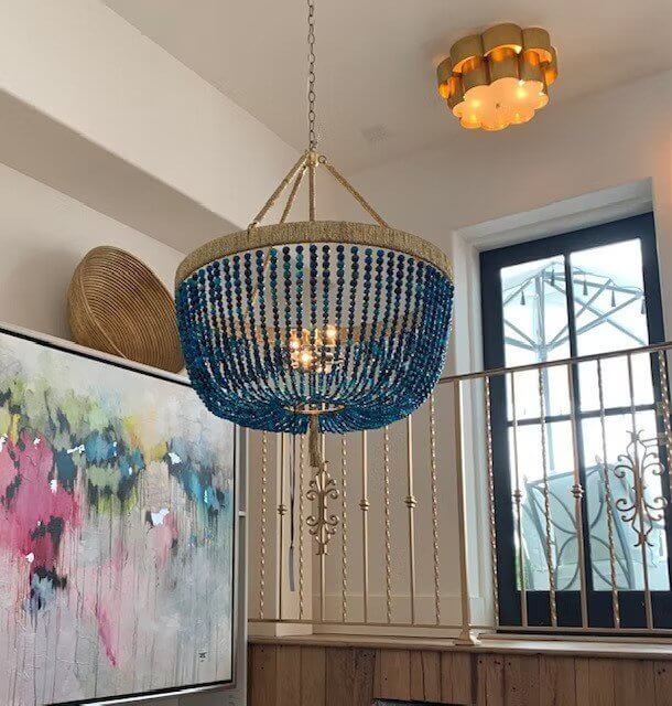 American Made Malibu Beaded Chandelier