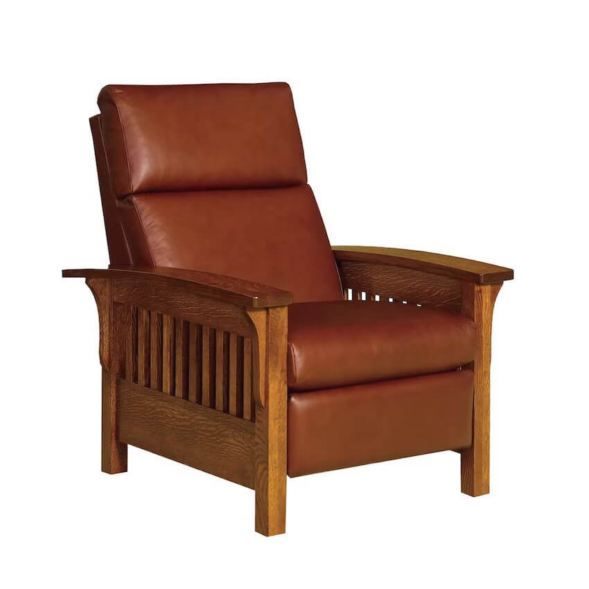 Amish Heartland Slat Mission Recliner