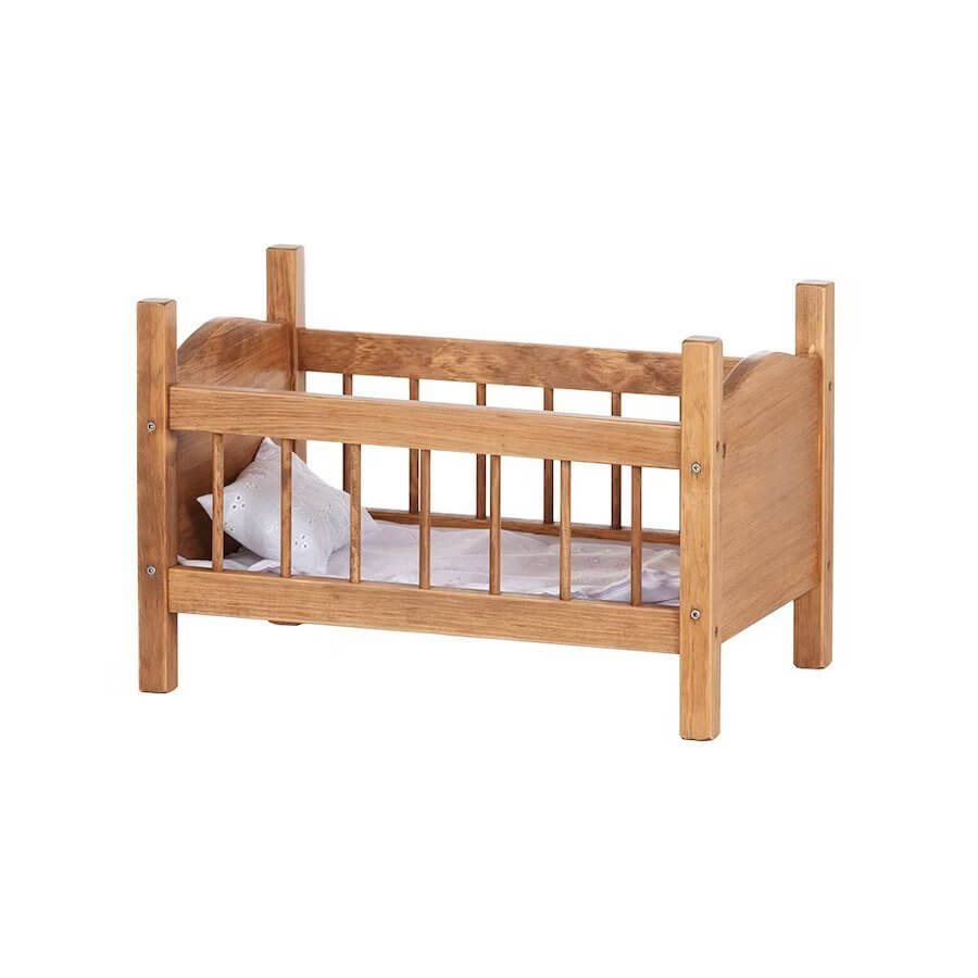Amish Wooden Toy Doll Crib