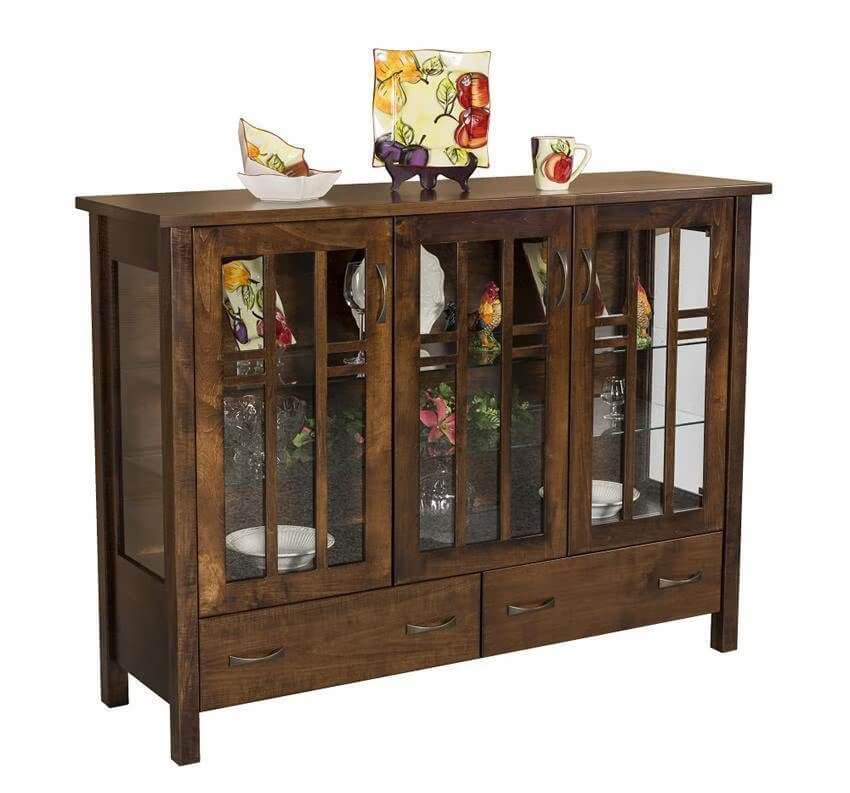 Amish Acadia Curio Cabinet