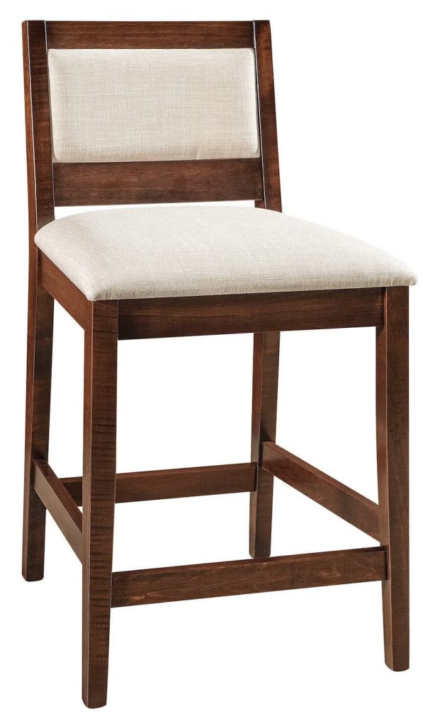 Amish Mill Neck Stationary Bar Stool