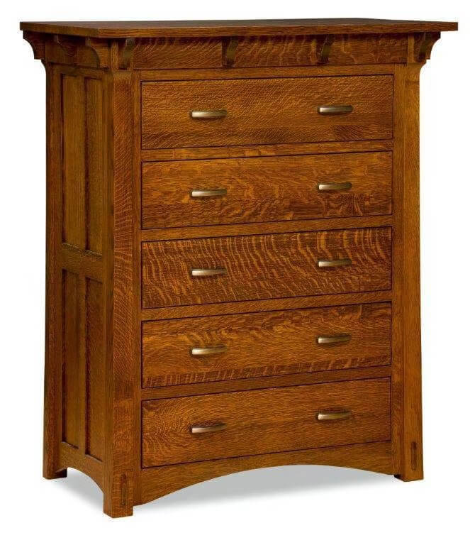 Amish Milwaukee Mission Chest of Drawers