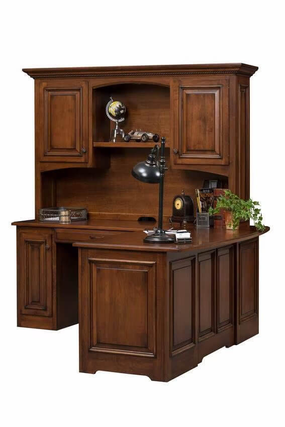 Amish Miquella Classic Corner L Desk