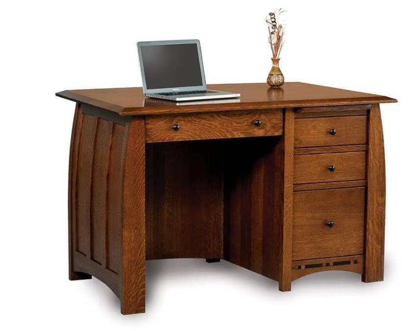 Amish Wood Grove Four Drawers Desk