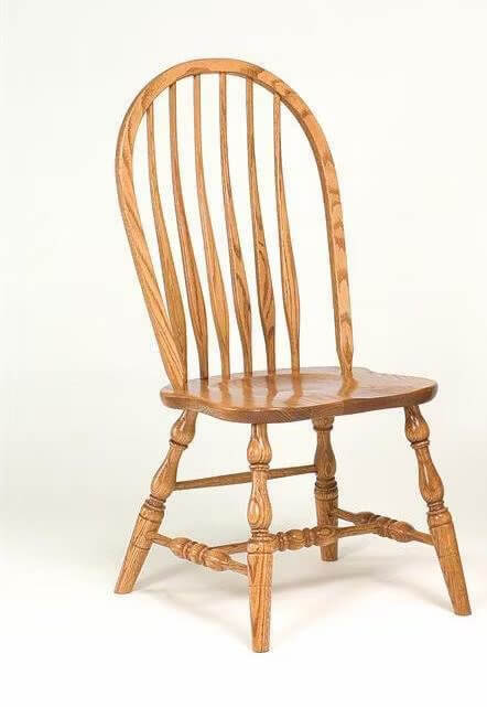Amish Lee Bent Feather Bow Back Chair