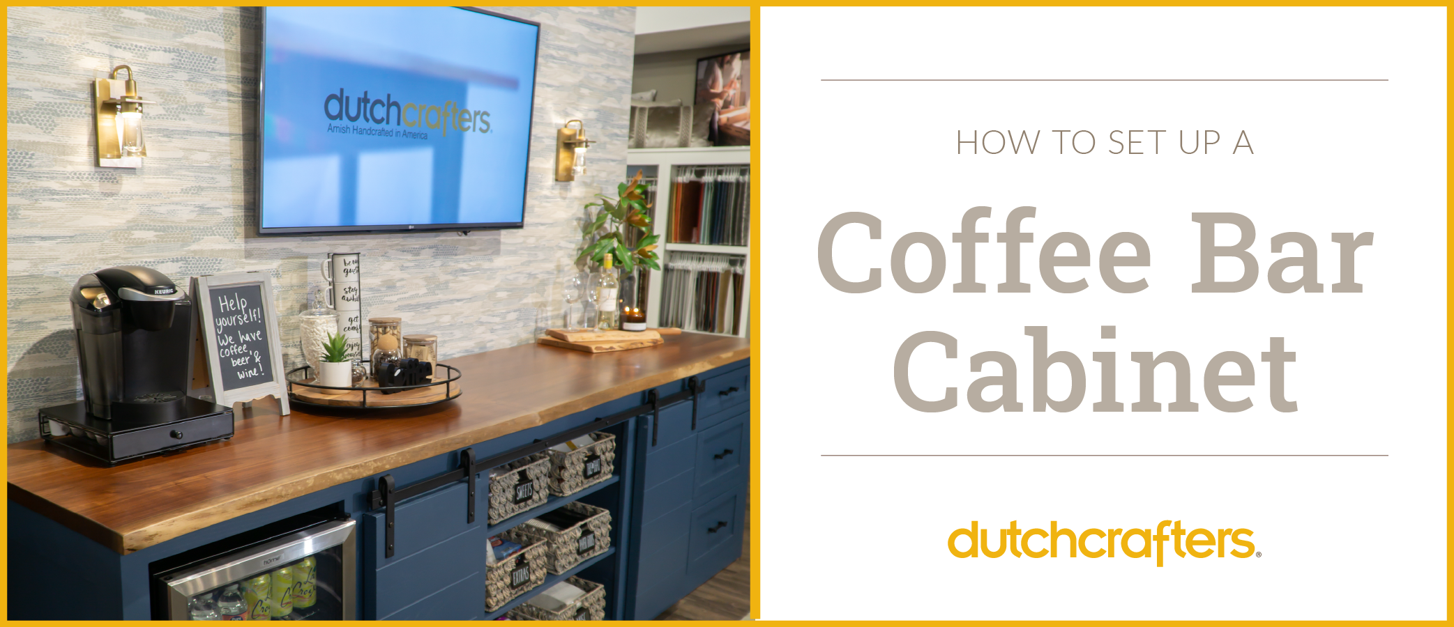 How To Build A Hidden Coffee Station and Microwave 