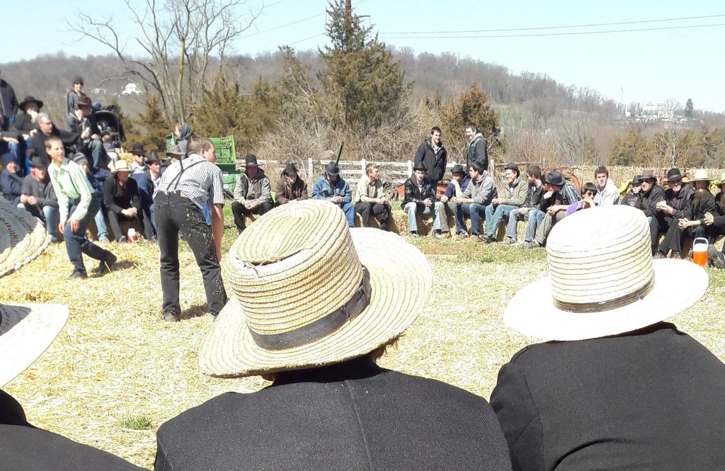 Amish Mennonites Cornerball Game