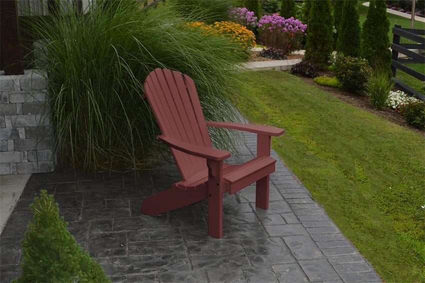 brown adirondack chair