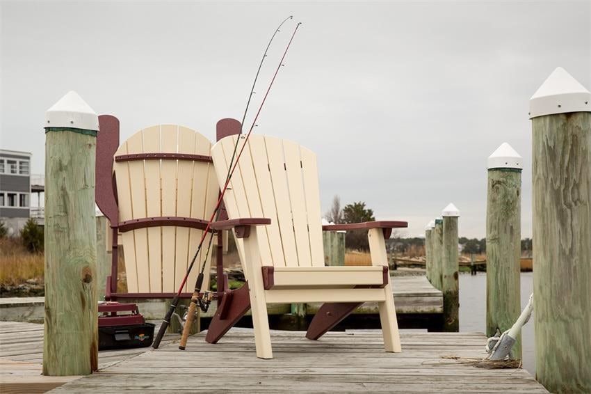 Beachfront Poly Folding Adirondack Chair