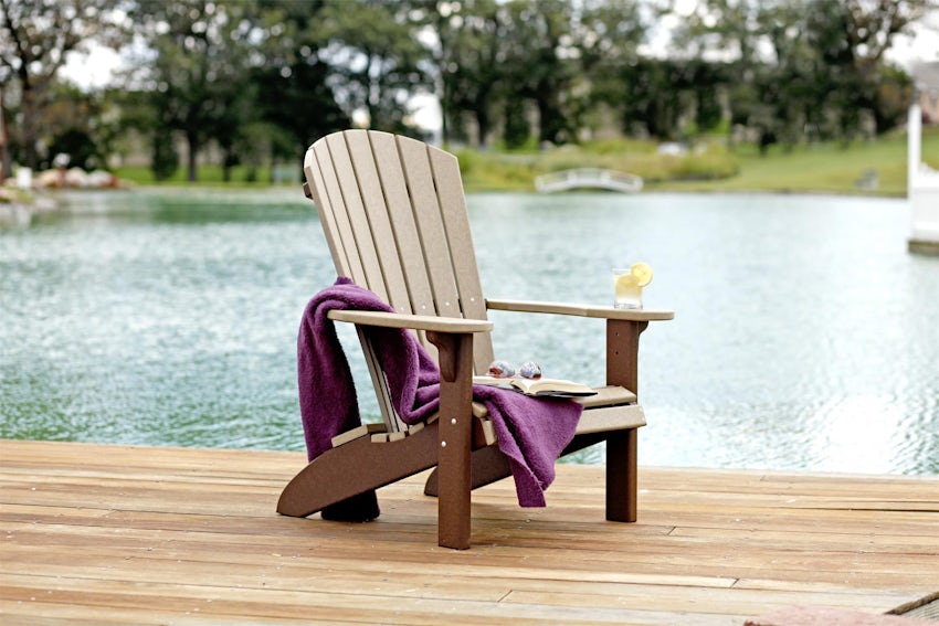 Amish Poly Fan-Back Adirondack Chair - Quick Ship