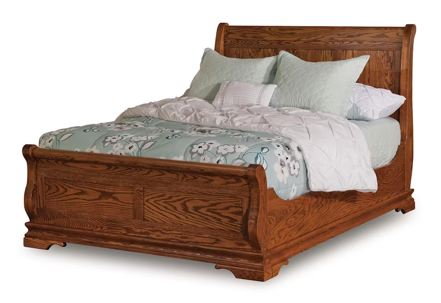 Edna Queen Size Sleigh Bed Frame
