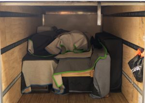 Blanket wrapped furniture