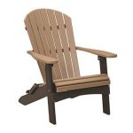 Berlin Gardens Comfo-Back Folding Poly Adirondack Chair