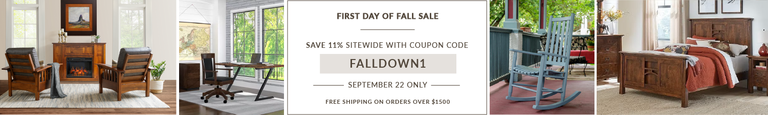 THE FIRST DAY OF FALL SALE