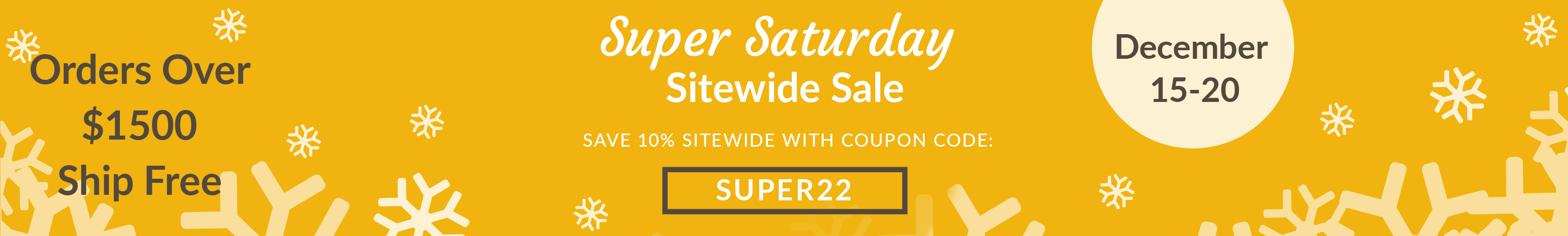 Super Weekend Sitewide Sale