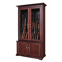 Wooden Gun Cabinets & Safes