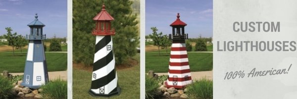 decorative outdoor lighthouses