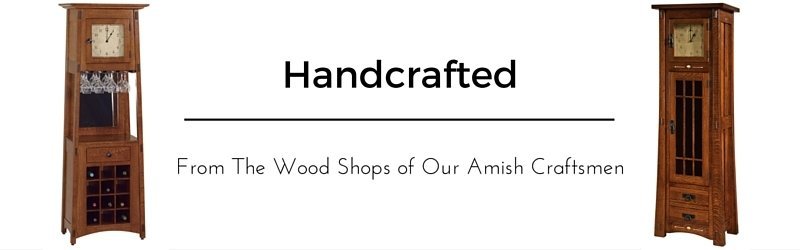 Amish Handcrafted Clocks from DutchCrafters Amish Furniture