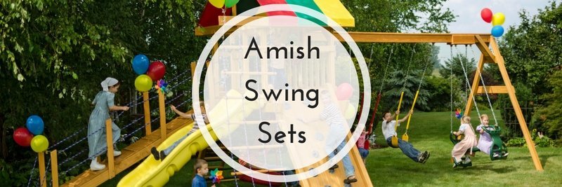 amish swing sets