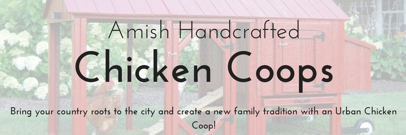 Amish handcrafted chicken coops, Bring your country roots to the city and create a new family tradition with an urban chicken coop