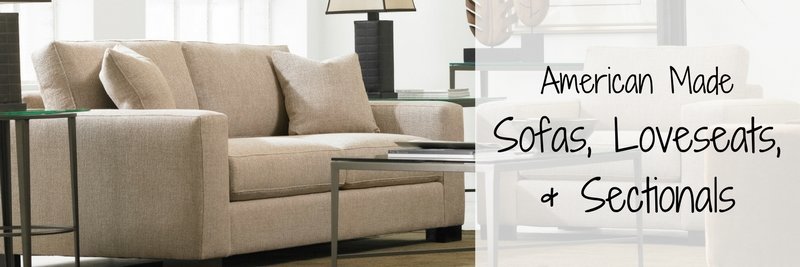 American Made sofas, American Made loveseats, American made sectionals, Amish sofas, Amish loveseats, Amish reclining loveseats