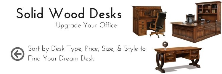 Handcrafted Solid Wood Desks by DutchCrafters Amish Furniture