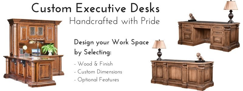 American Made Amish Executive Desks By Dutchcrafters Amish Furniture