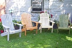 Pine Adirondack Chairs in Variety of Stains