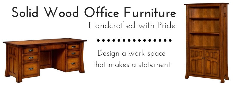 Queen Anne Solid Wood Office Furniture At Dutchcrafters