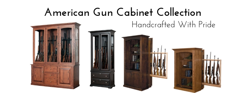 American Gun Cabinet Collection From DutchCrafters Amish Furniture