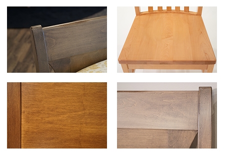 Examples of hard maple furniture