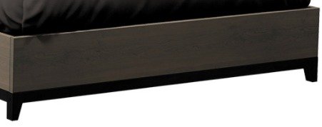 solid wood low footboard panel