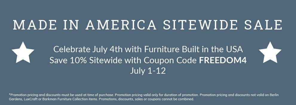 Made in America Sitewide Sale