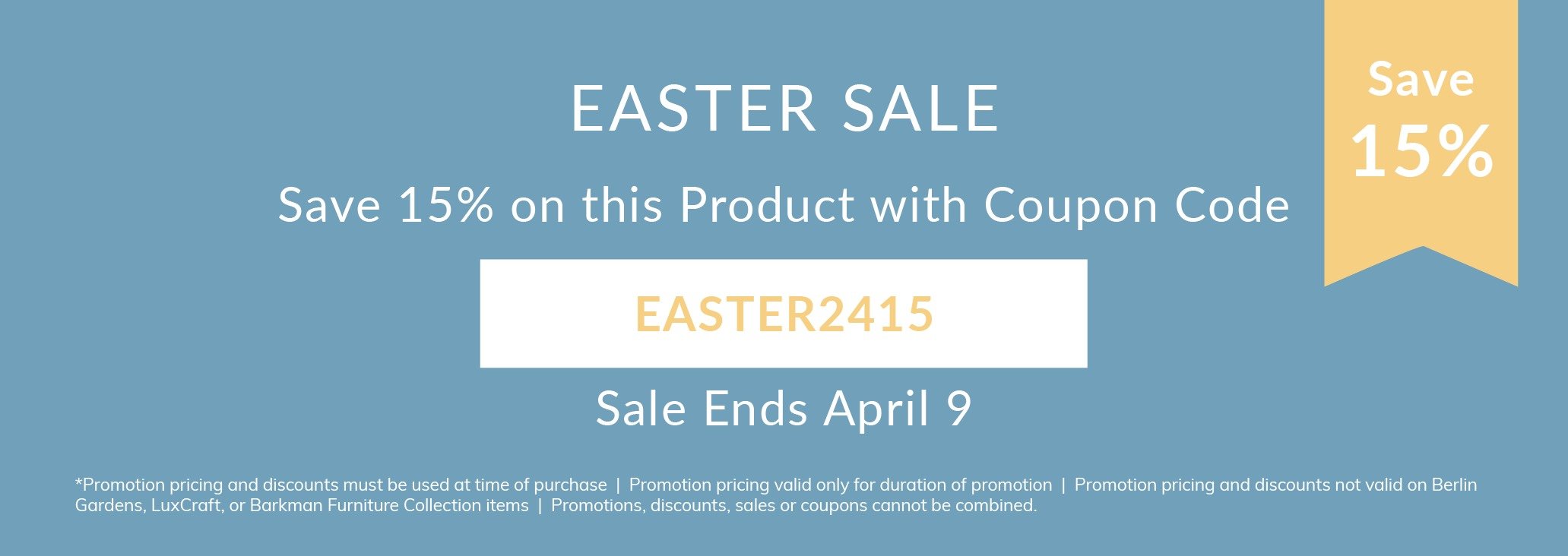 Easter Sitewide Sale