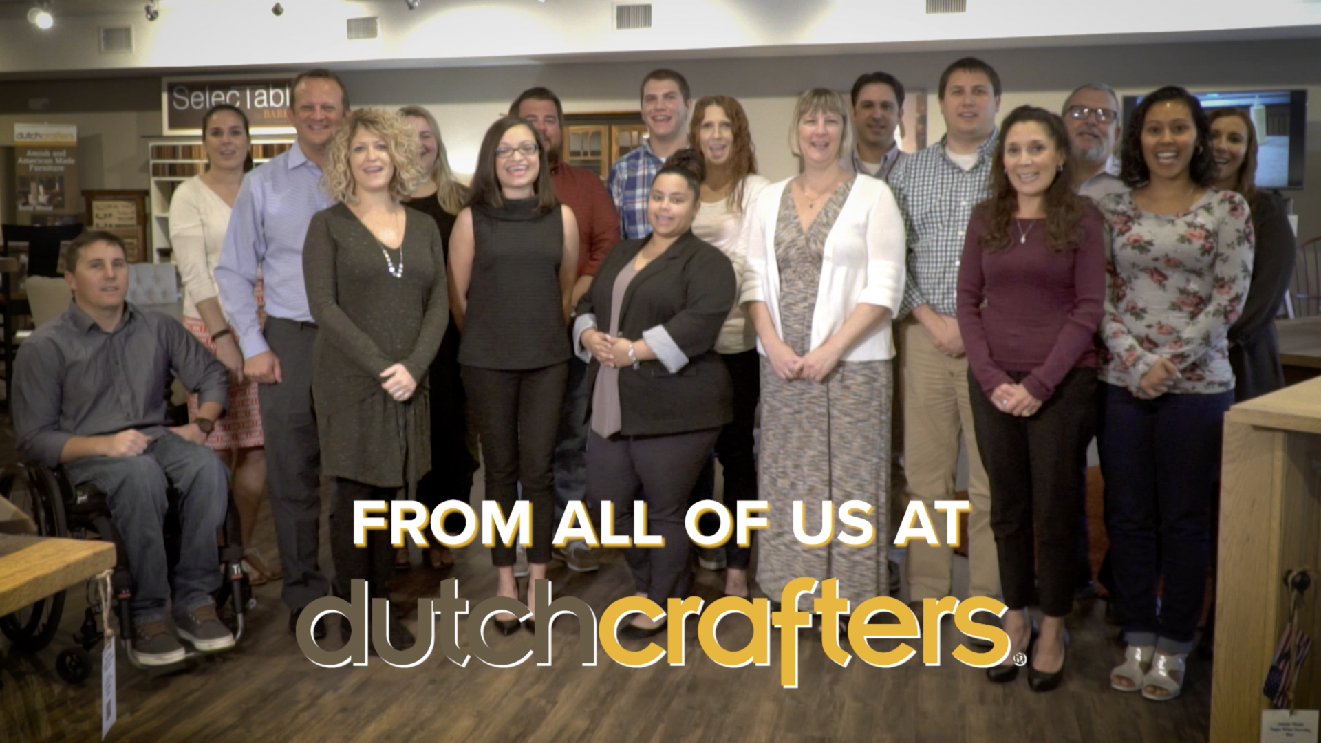 happy holidays from dutchcrafters