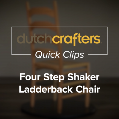 Four Step Shaker Ladderback Chair Thumbnail Image