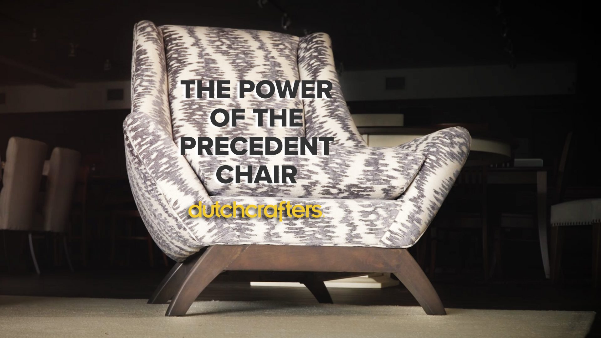 custom living room chairs from Precedent at DutchCrafters made in America
