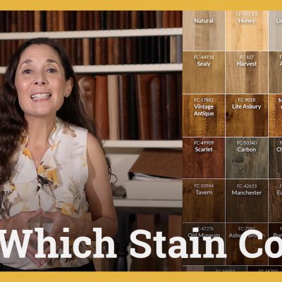Which Stain Color or Wood Finish for Furniture? Video Title