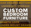 [Troyer Ridge Collection] Nightstand Hidden Drawer with Magnetic Lock