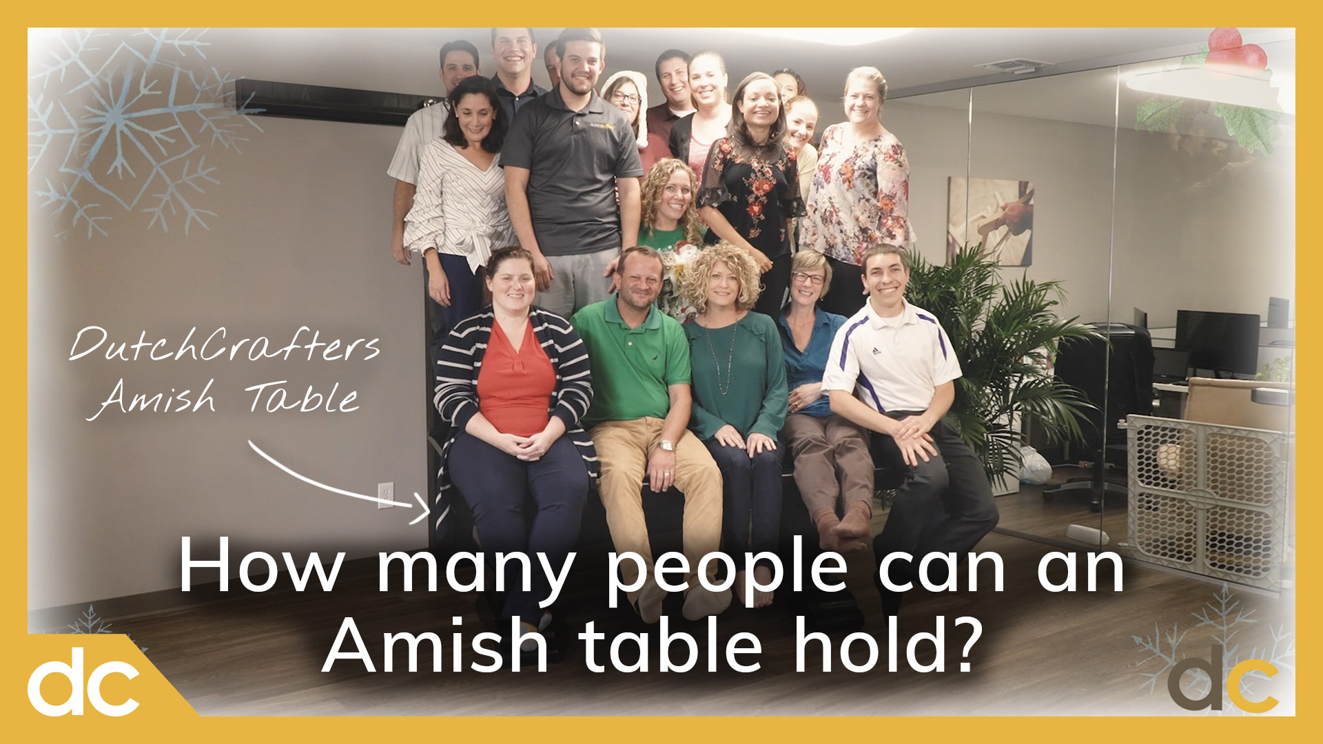 Amish Table Test Video