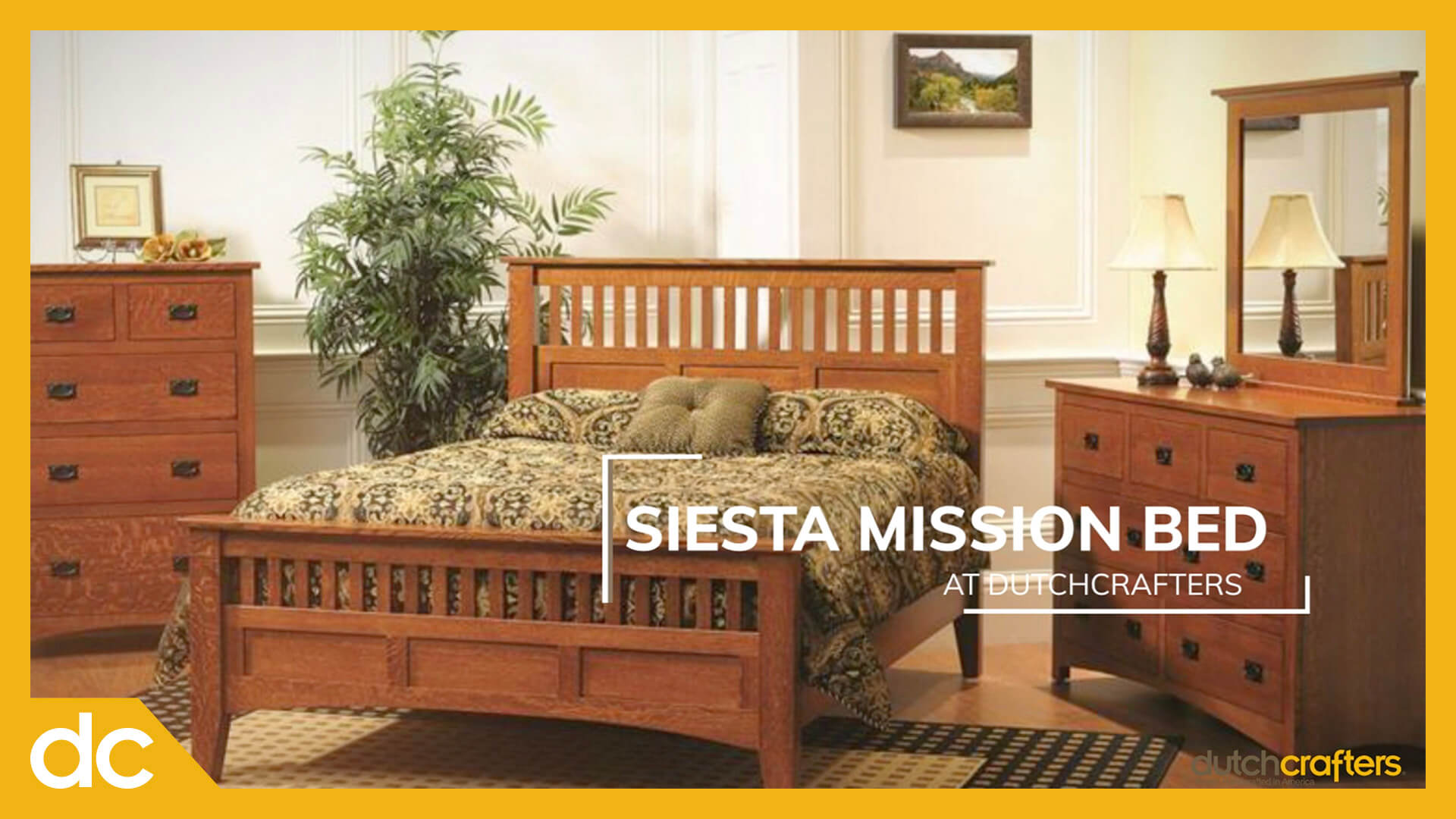 Siesta Mission Bed at DutchCrafters